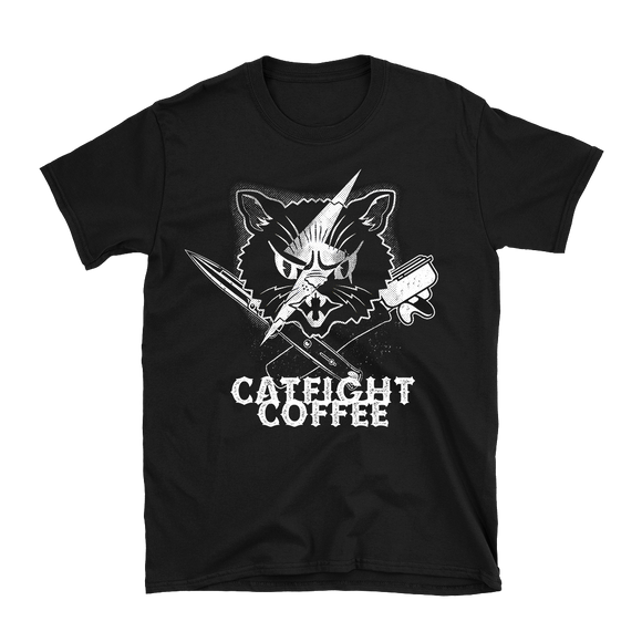 Catfight Coffee - Bowie Logo T-Shirt - Black