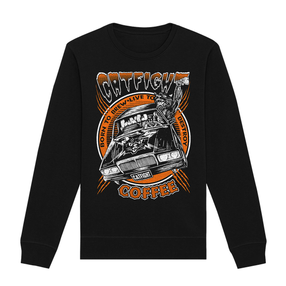 Catfight Coffee - Hearse Sweatshirt - Black