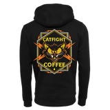Catfight Coffee - Iron Claw Logo Zip Hoodie - Black