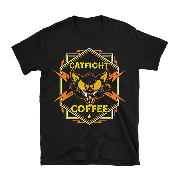 Catfight Coffee - Iron Claw Logo T-Shirt - Black