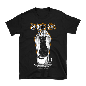 Catfight Coffee - Satanic Cat Dad T-Shirt - Black