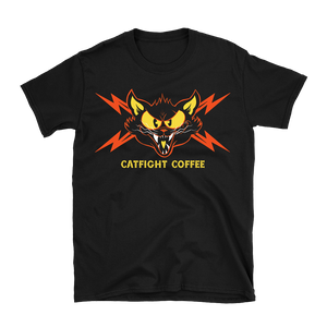 Catfight Coffee - Lightning Bolt Logo T-Shirt - Black