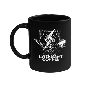 Catfight Coffee - Bowie Logo Mug - Black