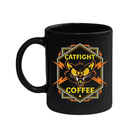 Catfight Coffee - Iron Claw Logo Mug - Black