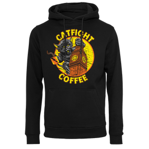 Catfight Coffee - Big Ben Pullover Hoodie - Black