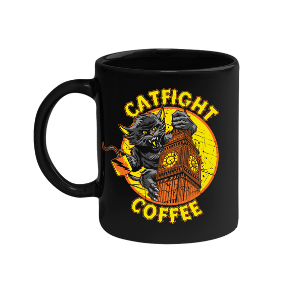 Catfight Coffee - Big Ben Mug - Black